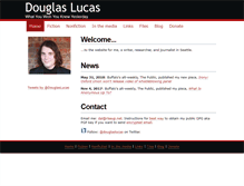 Tablet Screenshot of douglaslucas.com